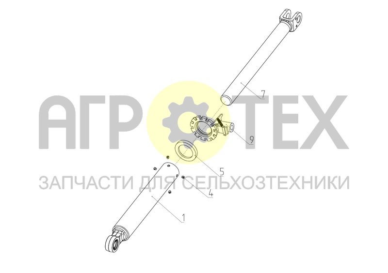 Чертеж Натяжитель (102.02.00.720Б-01)